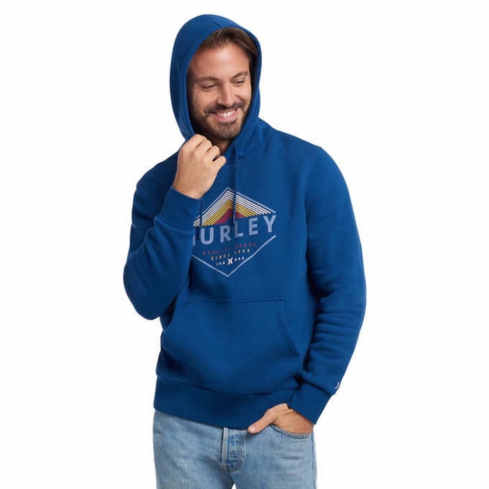 Hurley Mens Hooded Sweatshirt - Picture 2 of 6